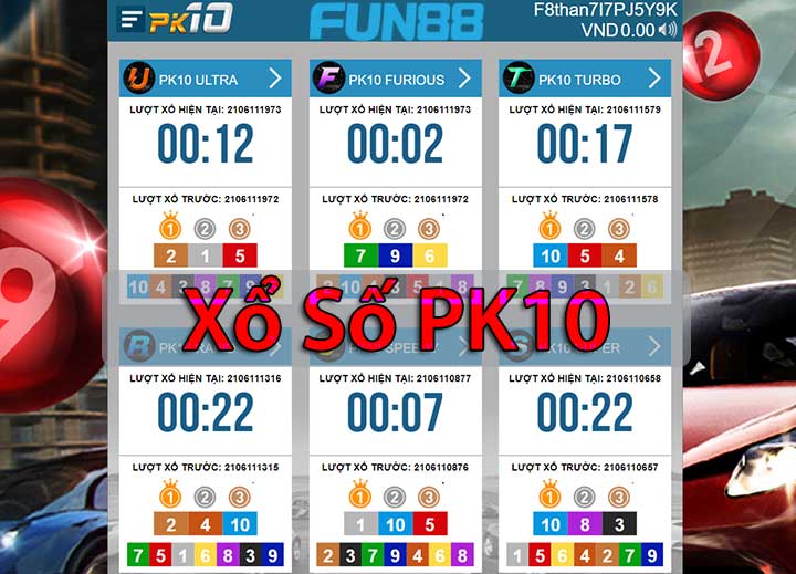 xổ số pk10