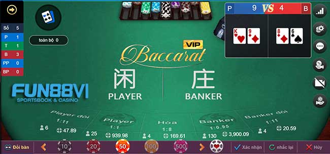 cách chơi baccarat